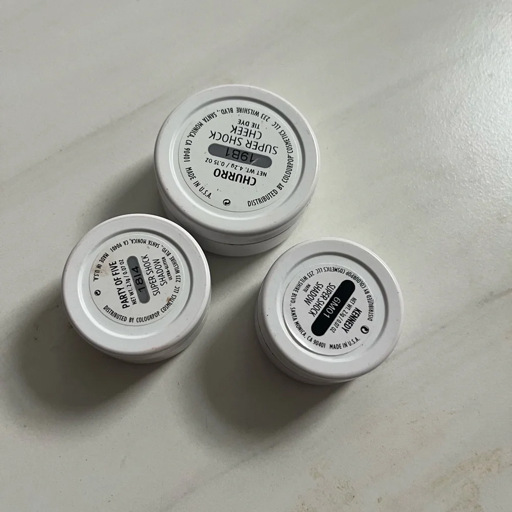 Color pop individual eyeshadows, NWT‎